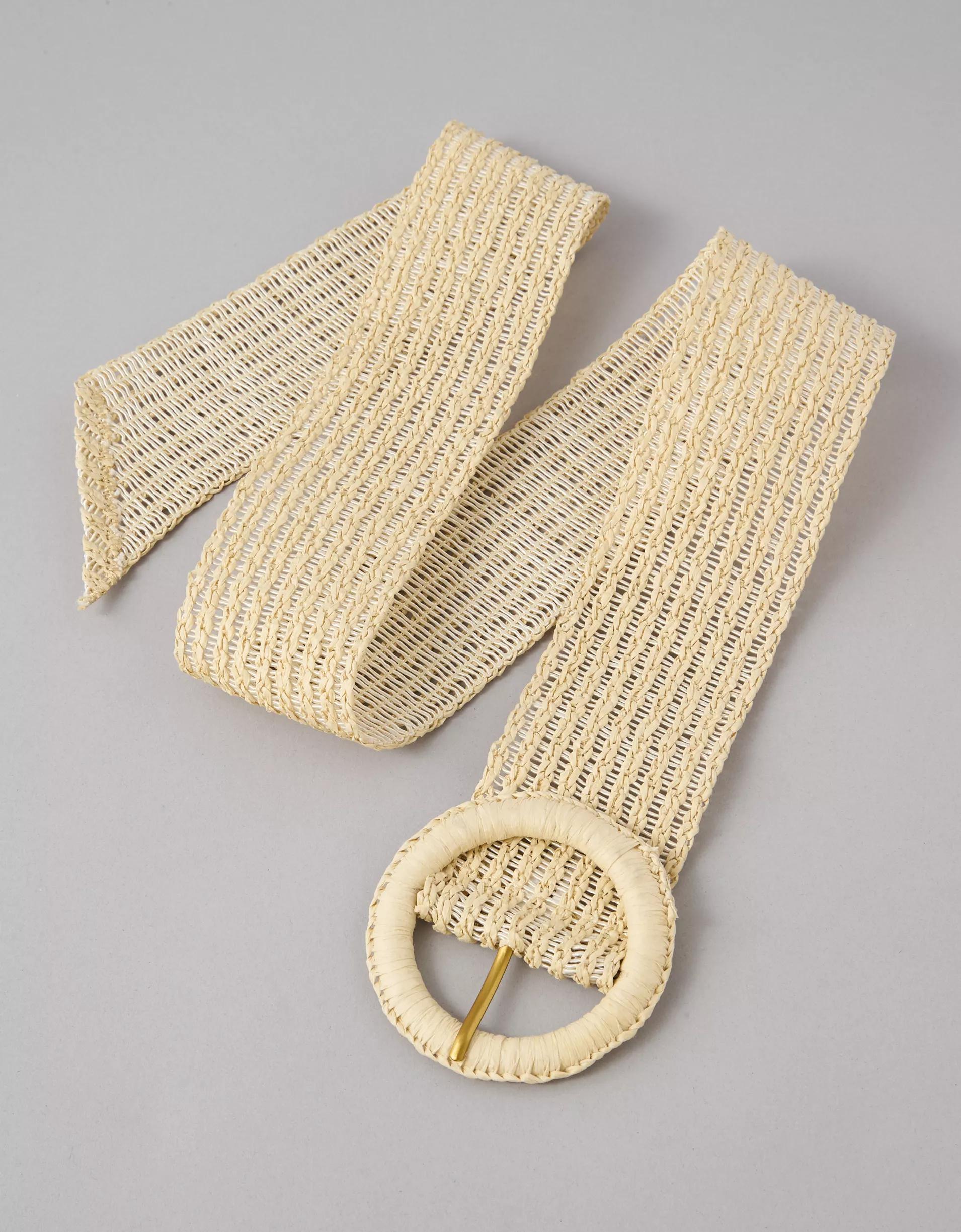 AE Wide Raffia Belt Product Image