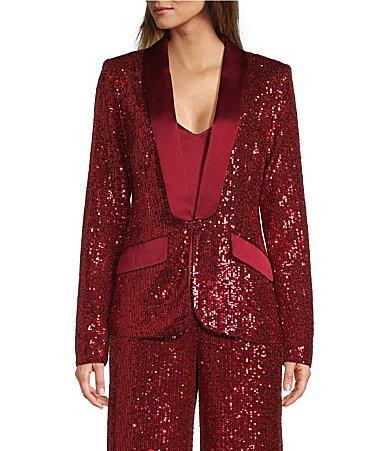 Womens Ai Sequined Blazer Product Image