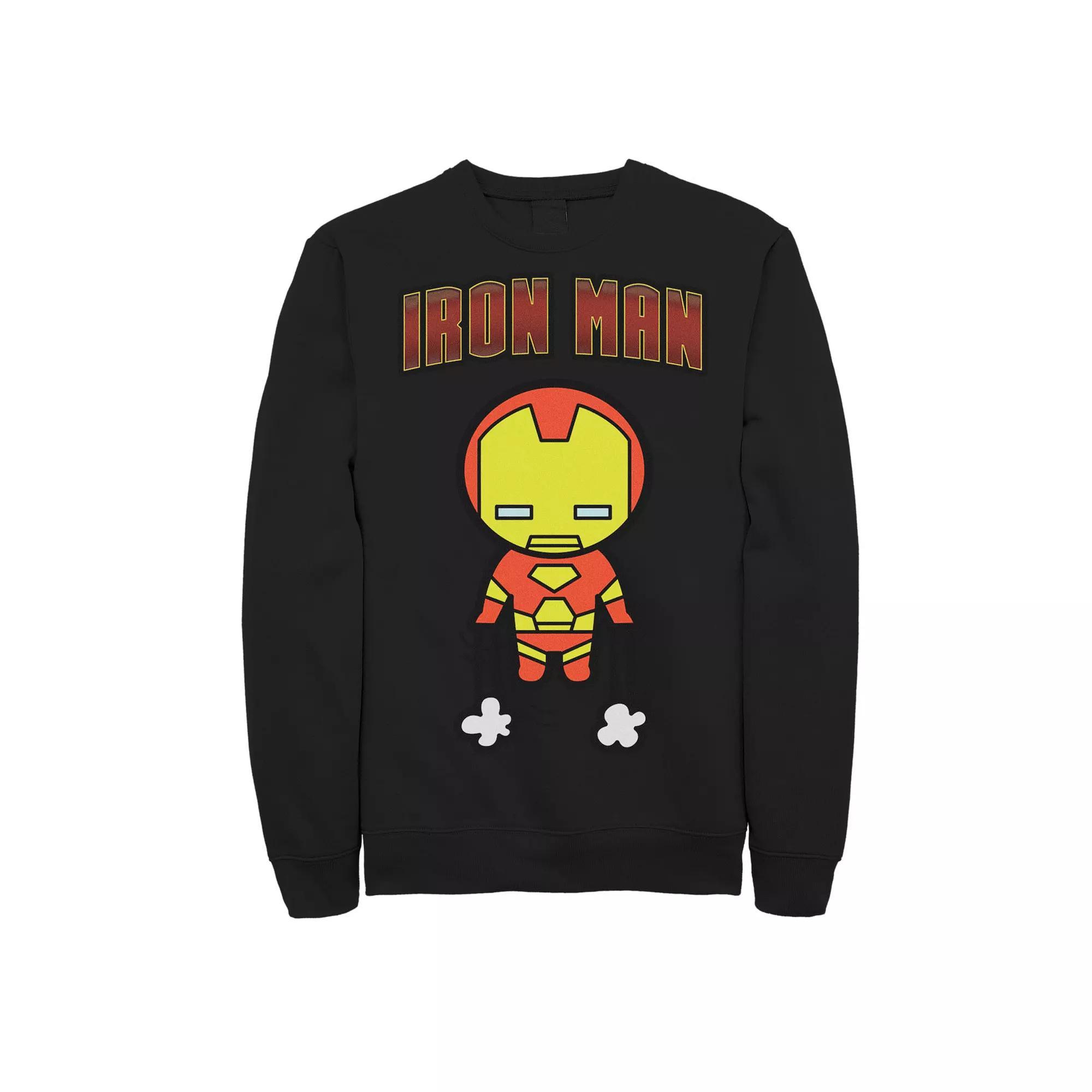 Men's Marvel Avengers Endgame Captain Marvel Serious Pose Sweatshirt, Size: XL, Black Product Image