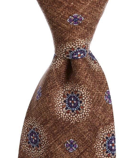 Edward Armah Medallion Burst 3.5#double; Silk Tie Product Image