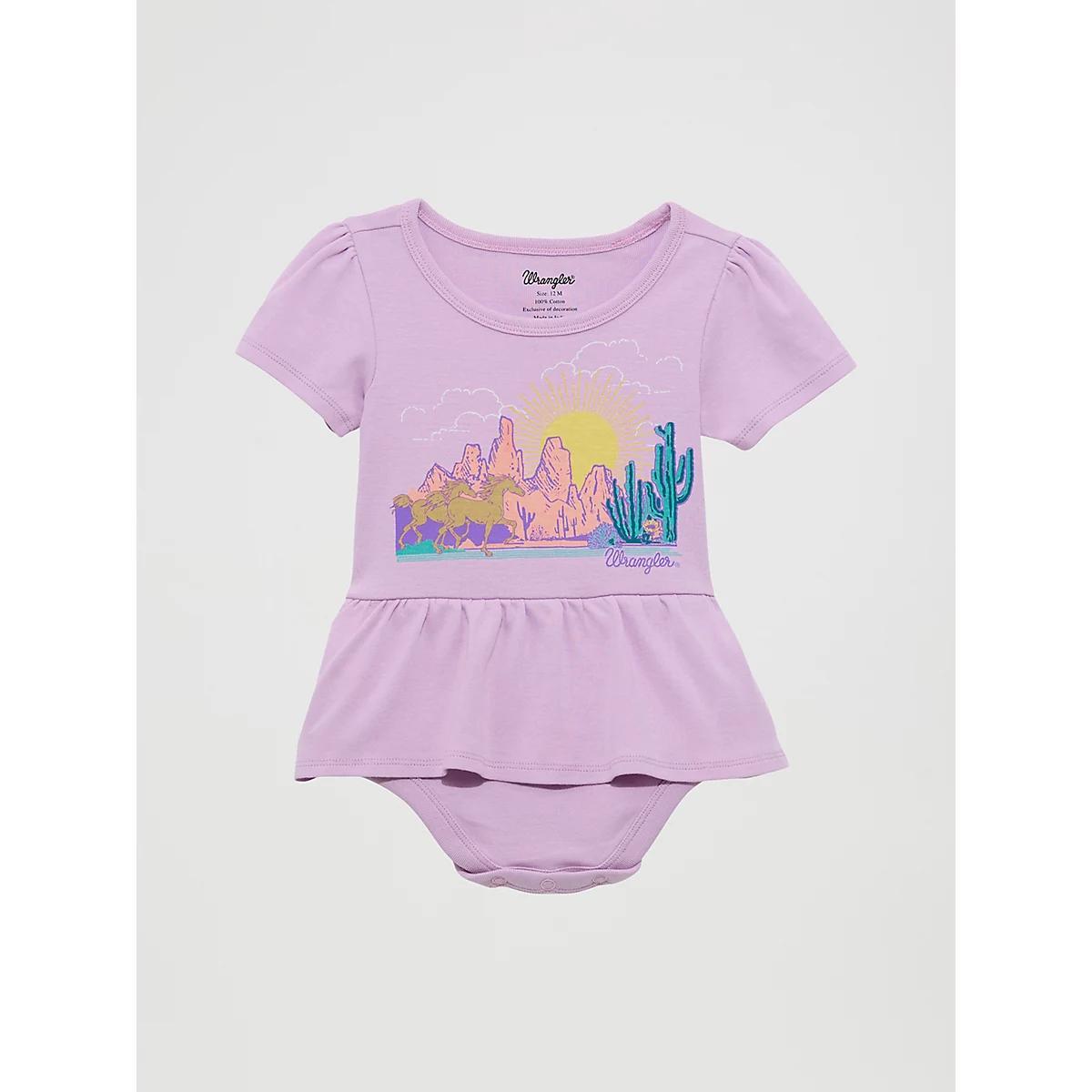 Girl's Cowgirl Tiered Knit Tank Horse Product Image