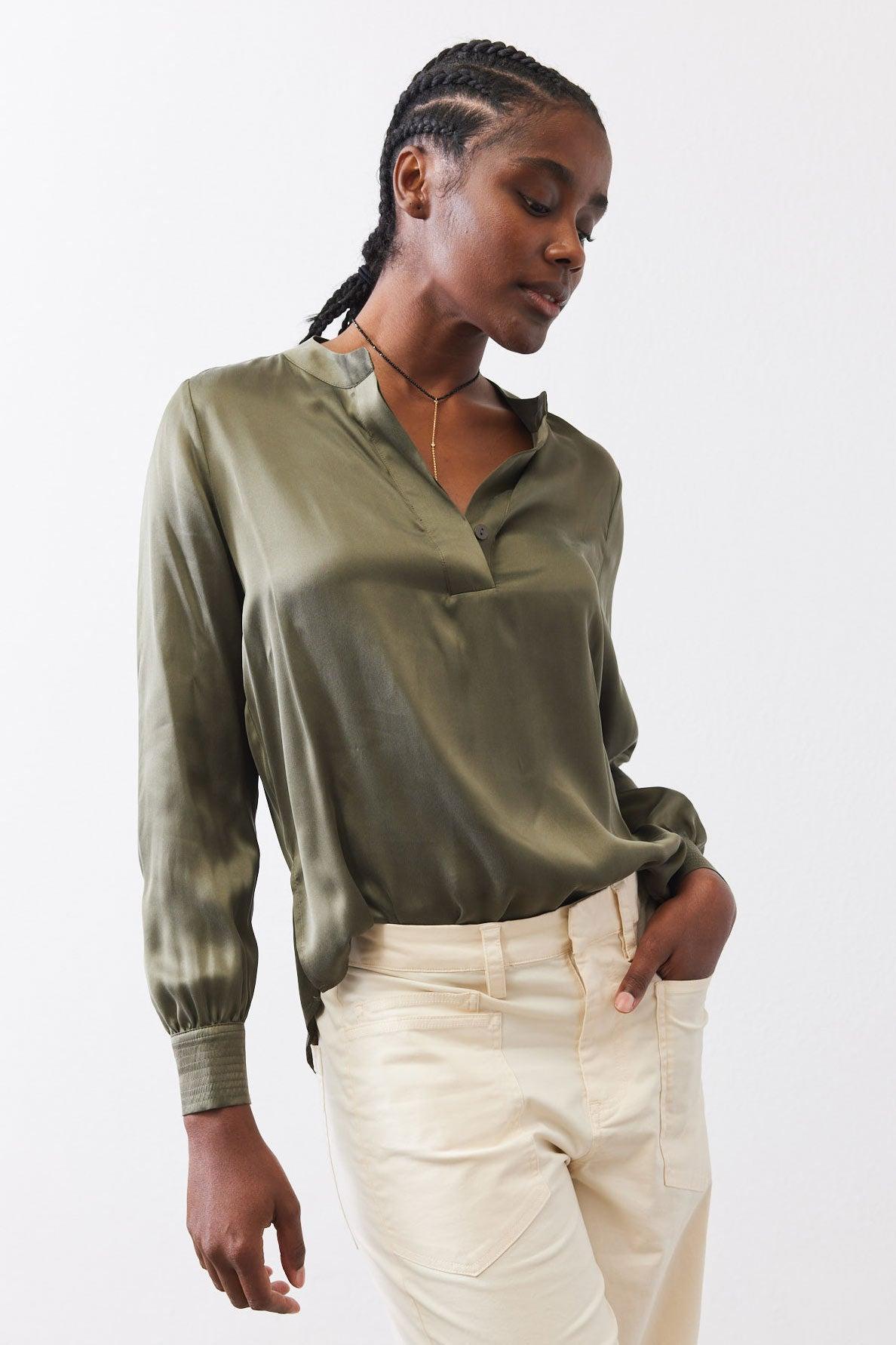 Not Too Loose Silk Blouse Product Image