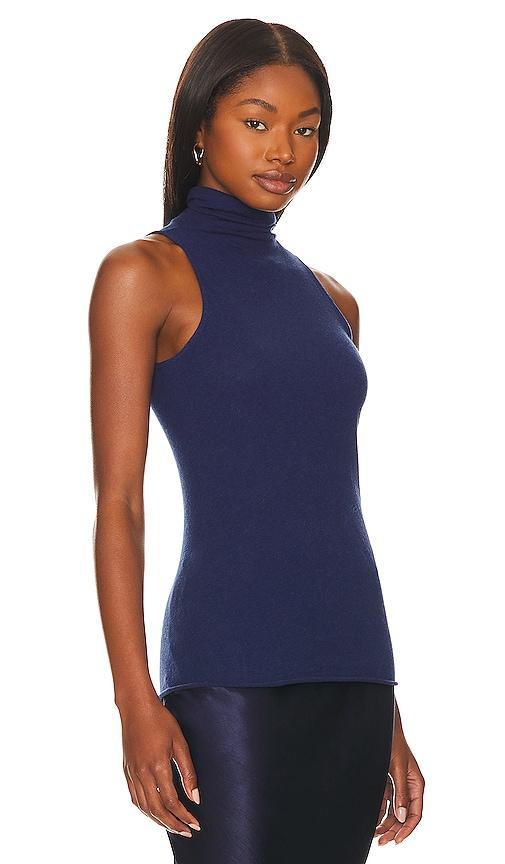Enza Costa Cashmere Halter Turtleneck Size L, S, XL, XS. Product Image