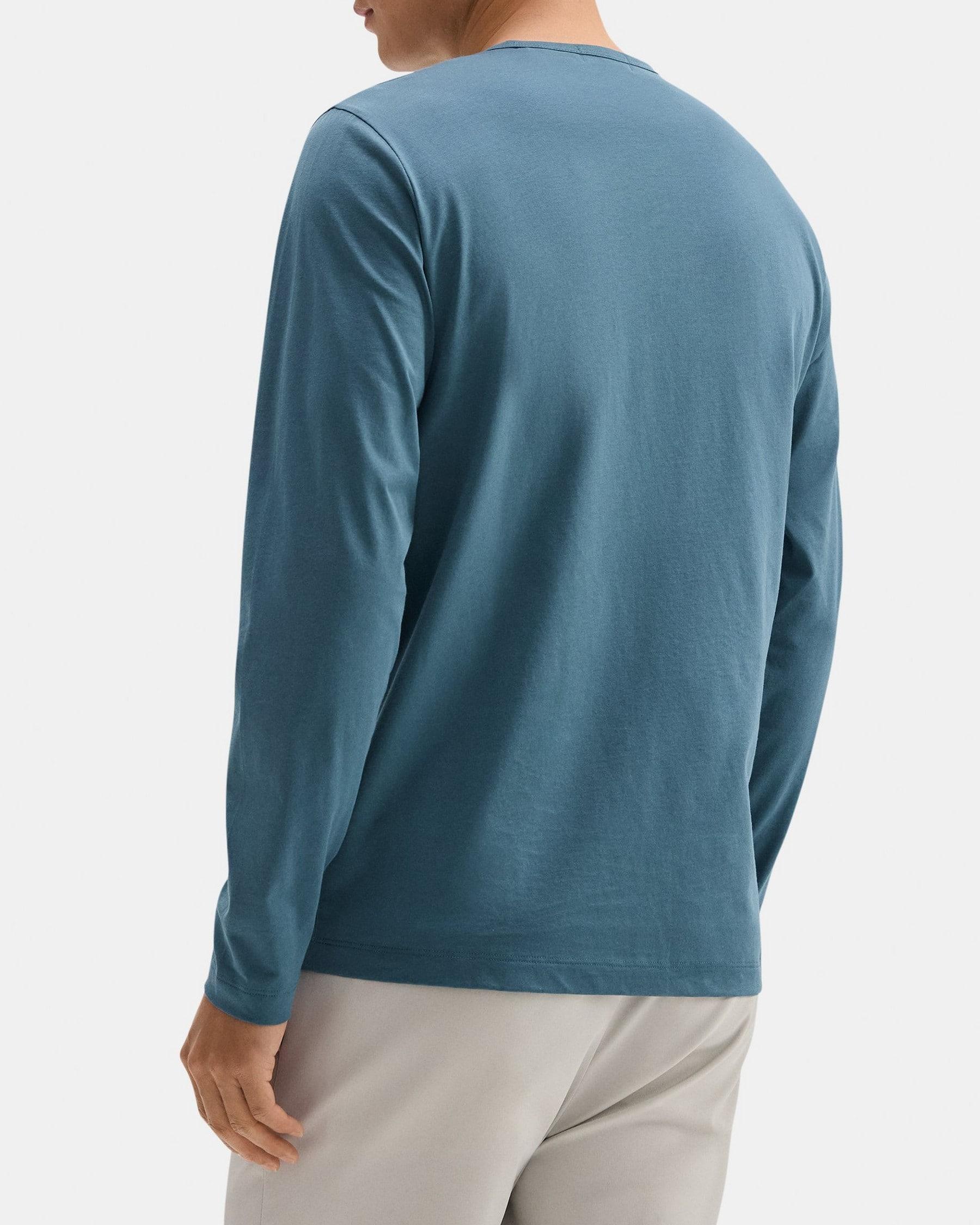 Relaxed Long-Sleeve Tee in Organic Cotton Product Image