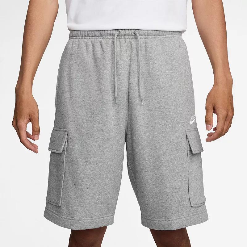 Mens Nike Club Cargo Shorts Dark Grey Grey Product Image