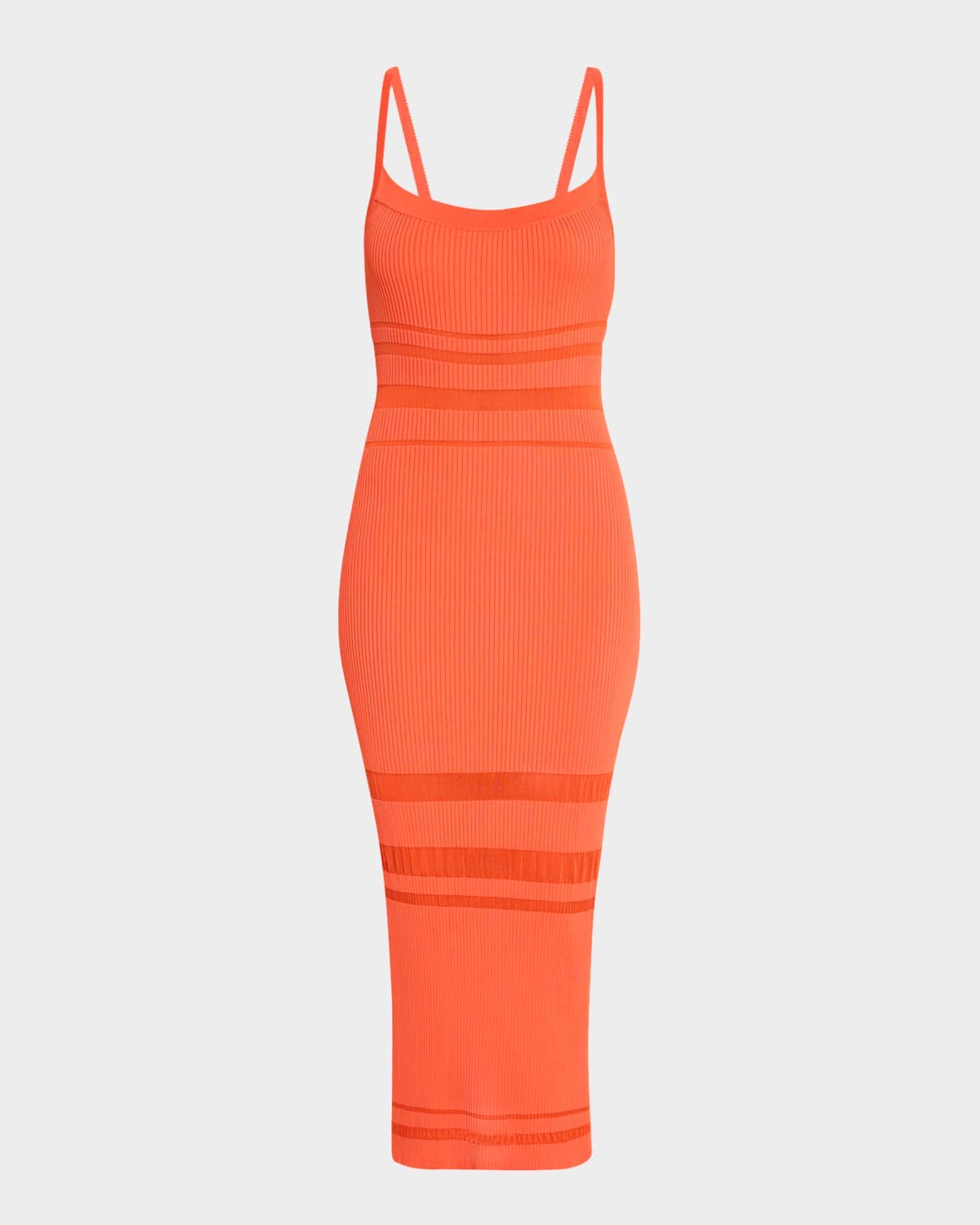 Shiann Ribbed Midi Dress Product Image