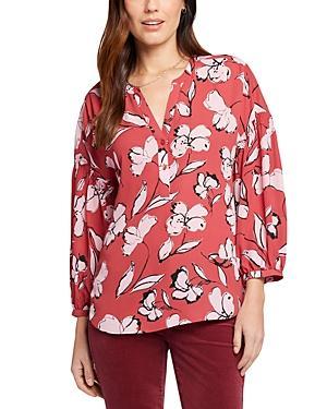 Nydj Paulina Floral Print Peasant Top Product Image