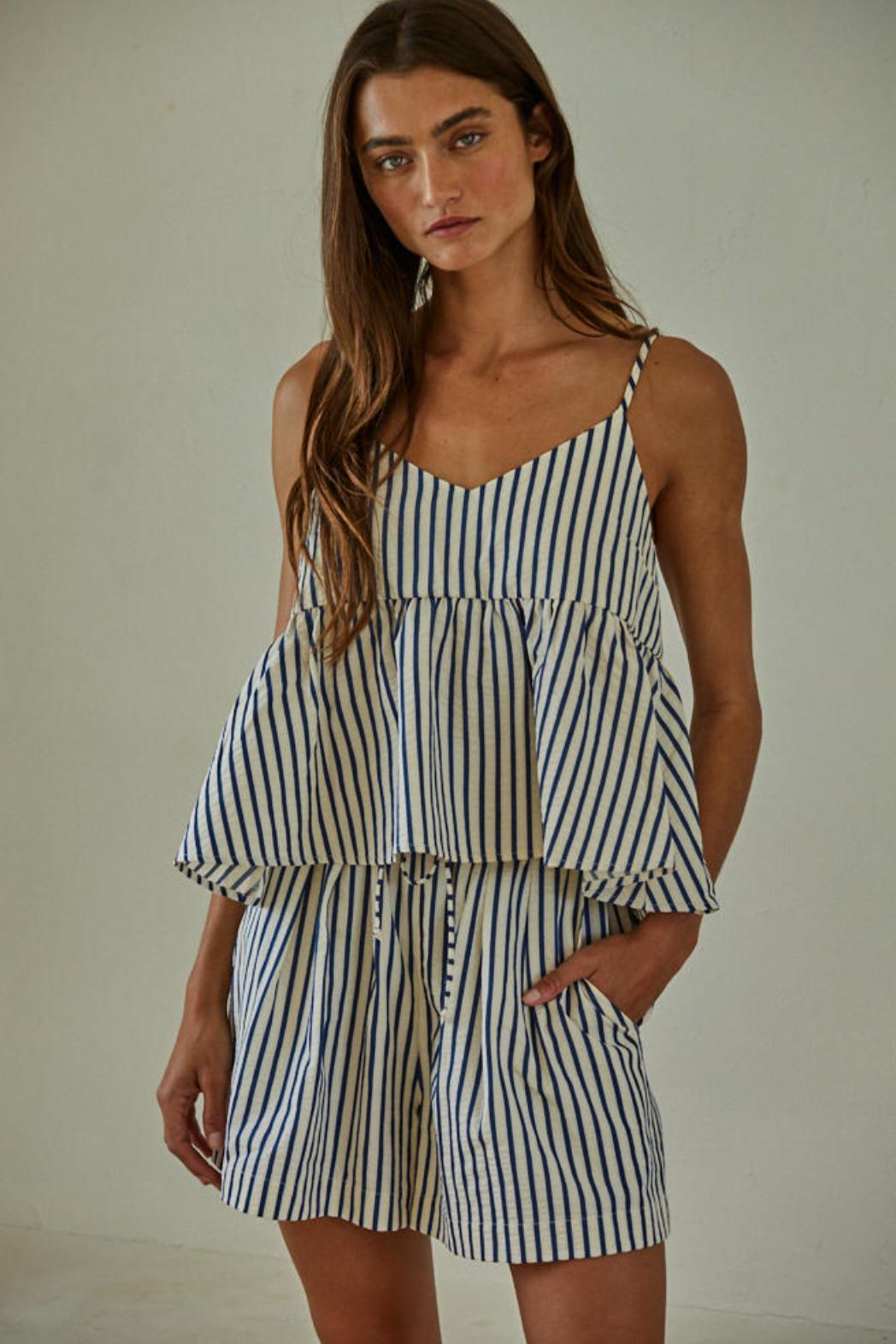 Ellah Striped Shorts Product Image