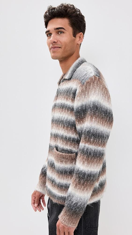 Obey Reggie Zip Up Cardigan | Shopbop Product Image