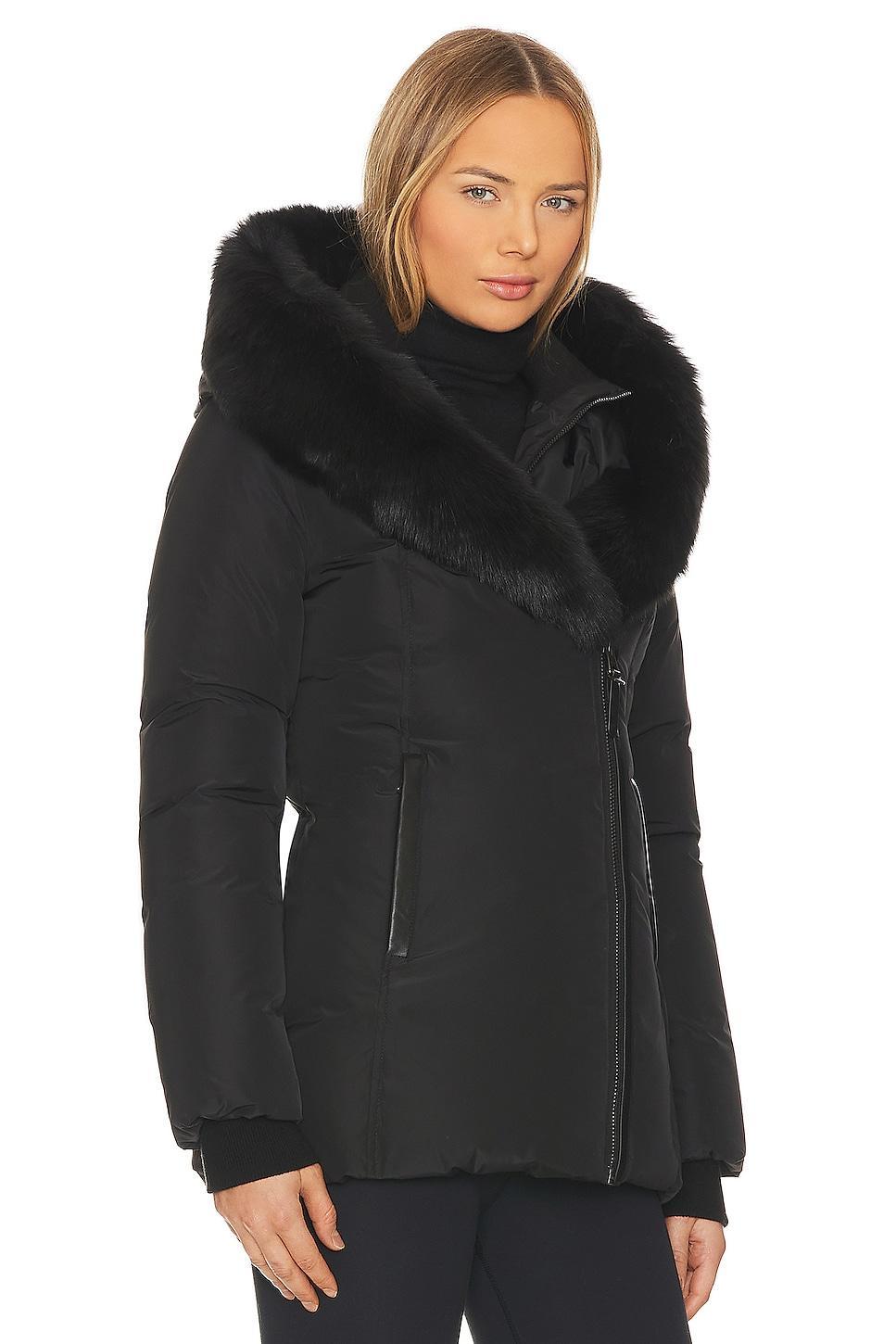 Adali Shearling Collar Coat Mackage Product Image