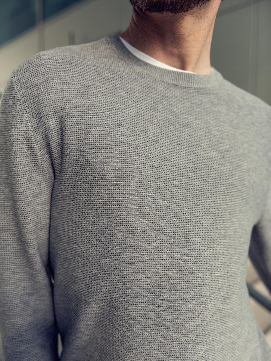 Men's Atlas Textured Crewneck Sweater Product Image