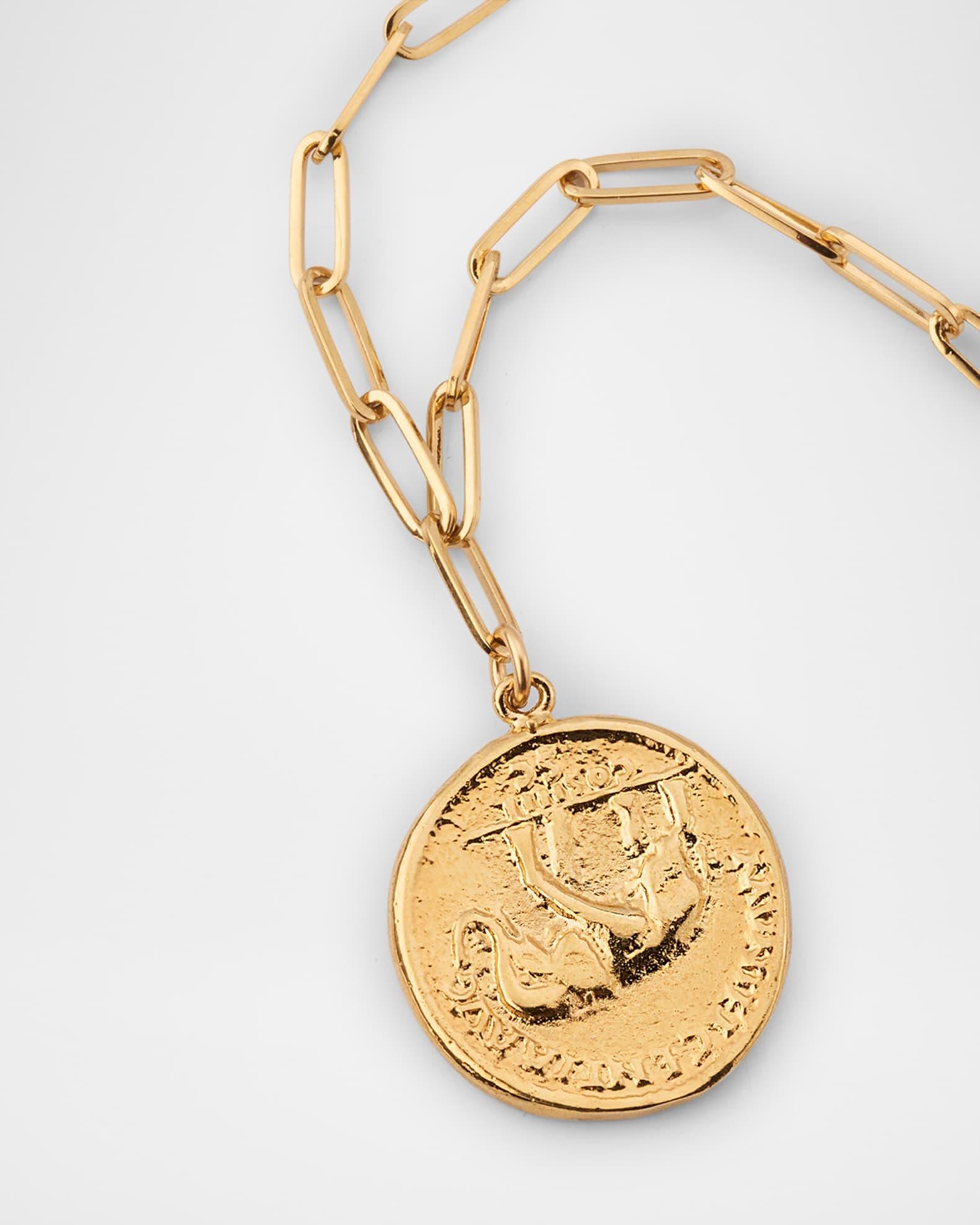 Small Coin Pendant Necklace Product Image