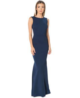 Dress the Population Womens Leighton V-Back Gown Product Image