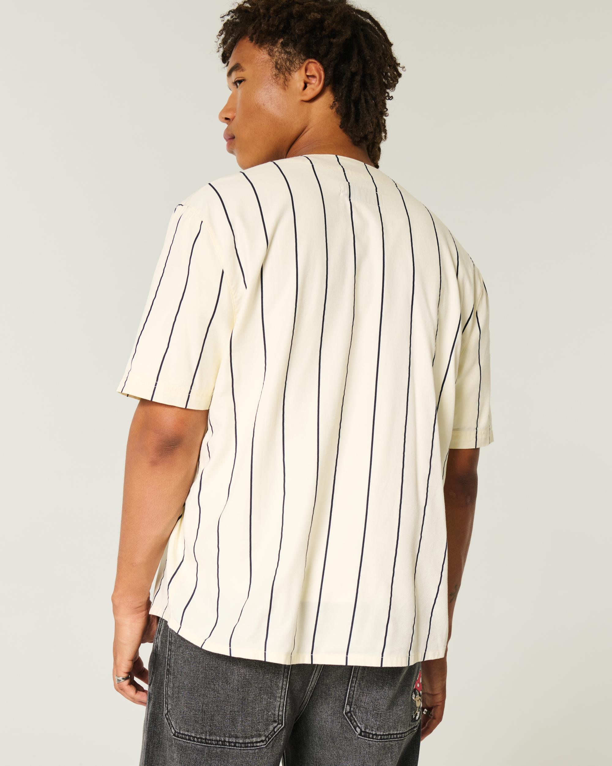 Boxy Dr Pepper Graphic Baseball Jersey Product Image