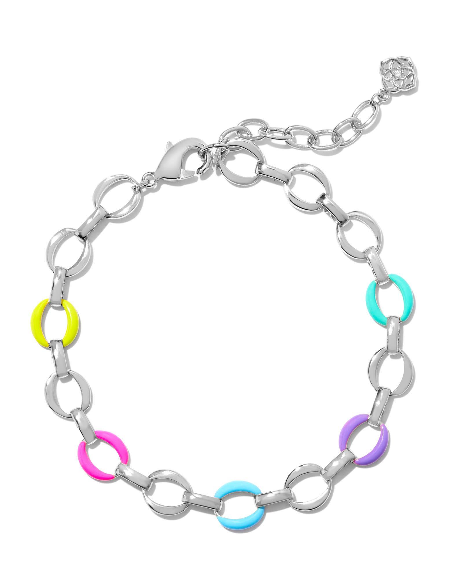 Kelsey Gold Band Ring in Pink Mix Product Image