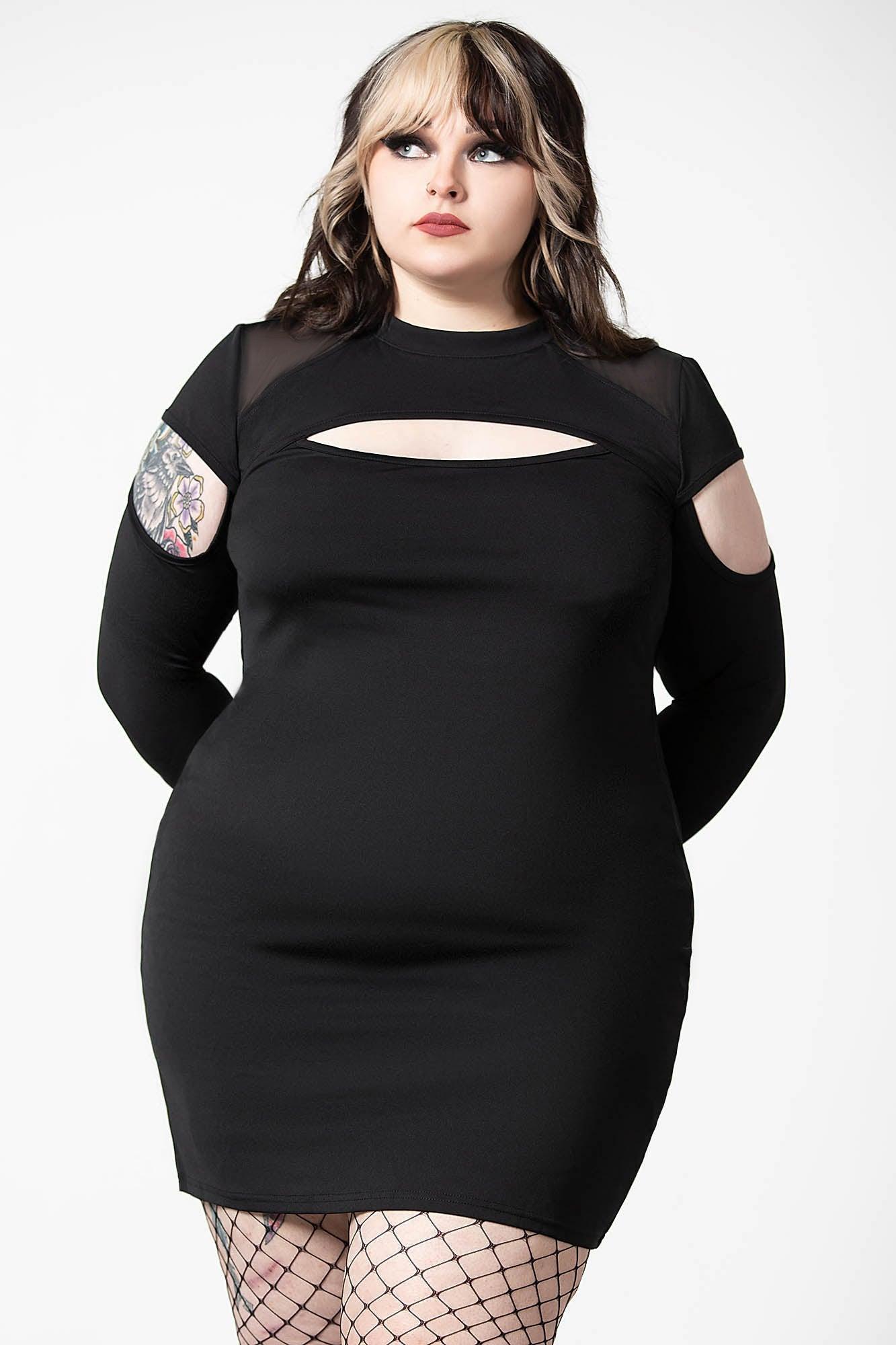 Cosmic Shift Long Sleeve Dress Female Product Image