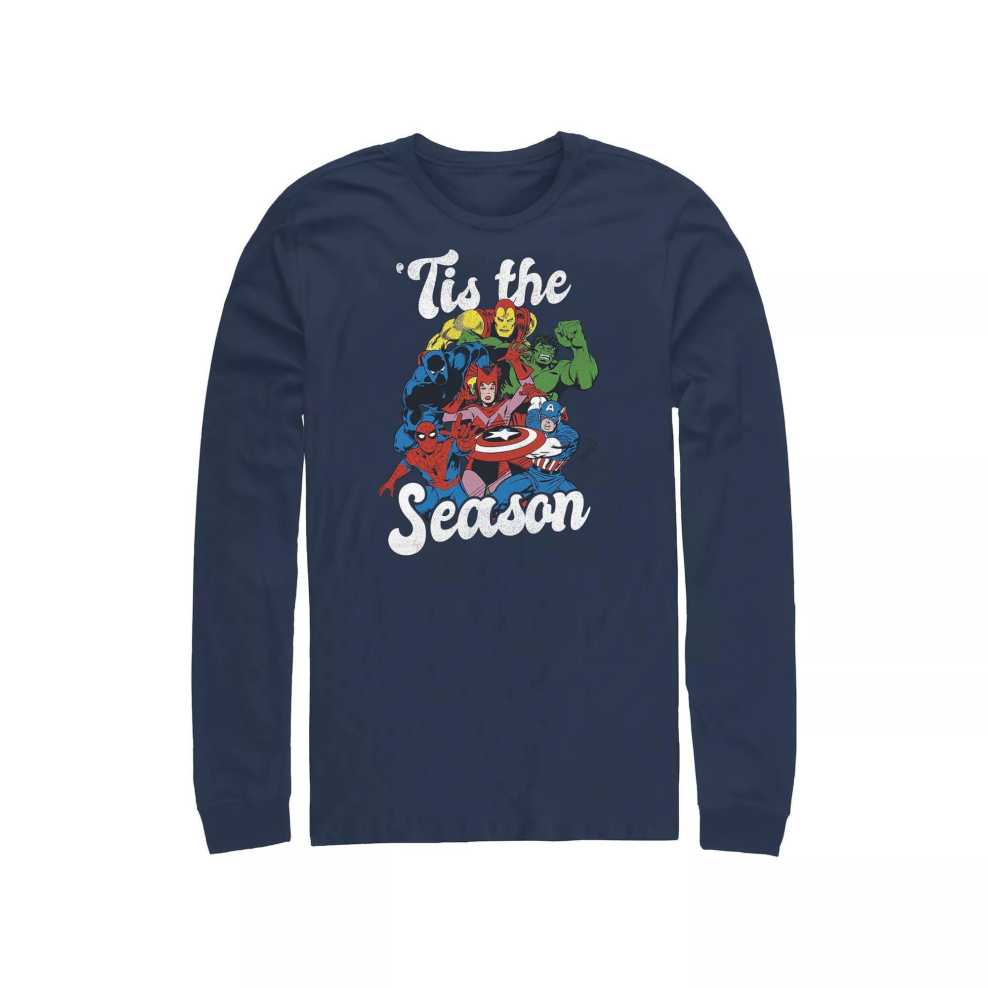 Big & Tall Dr. Seuss The Cat In The Hat Long Sleeve Graphic Tee, Men's, Size: 5XB, Black Product Image