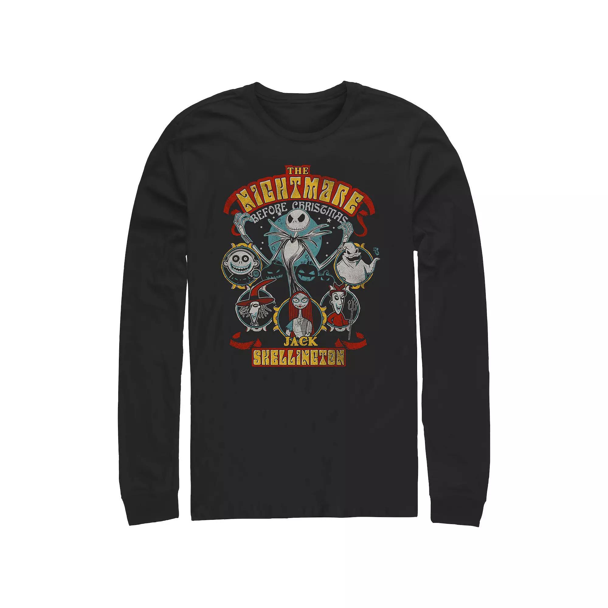 Disney's The Nightmare Before Christmas Lineup Men's Graphic Tee, Size: Small, Black Product Image