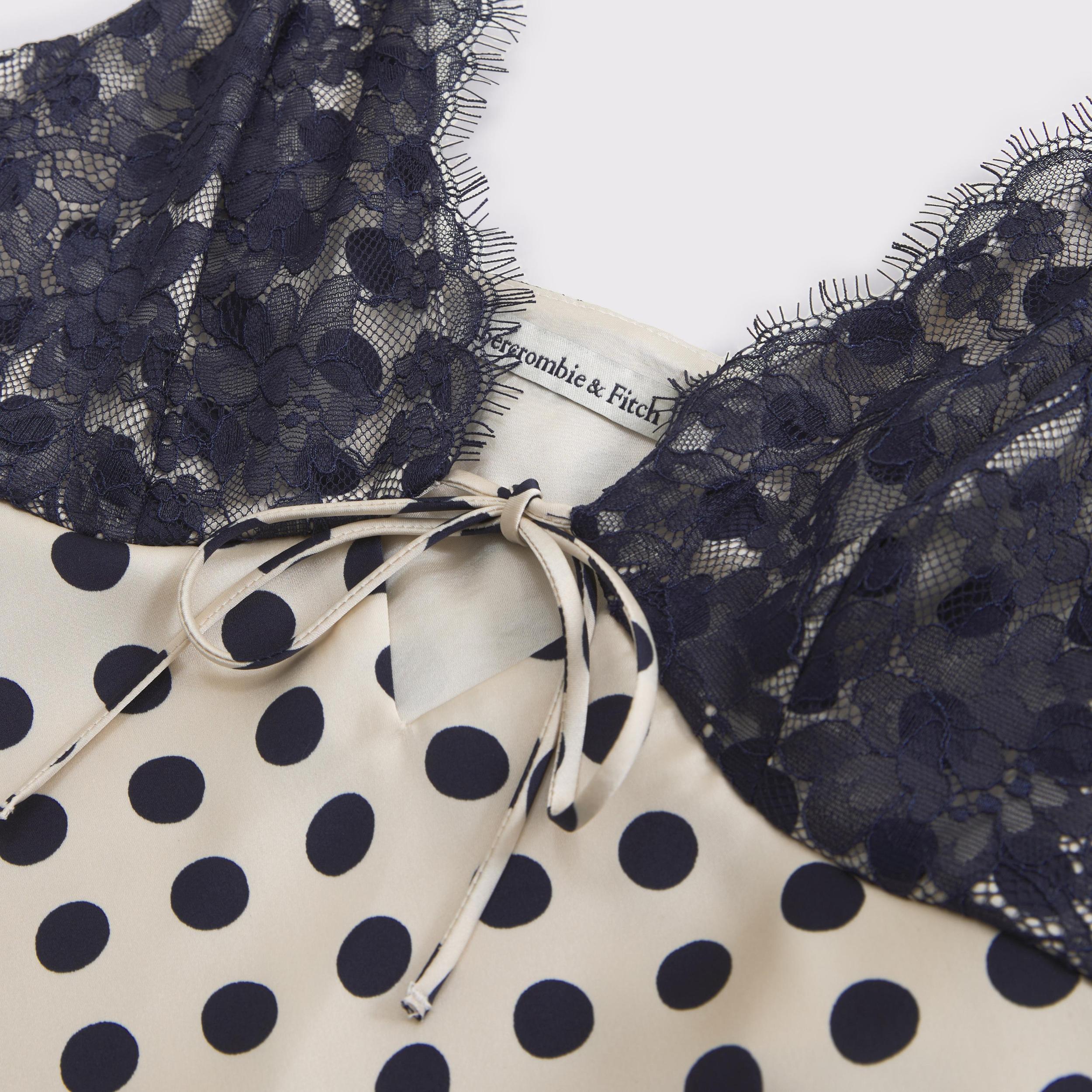 Lace and Satin V-Neck Cami Product Image