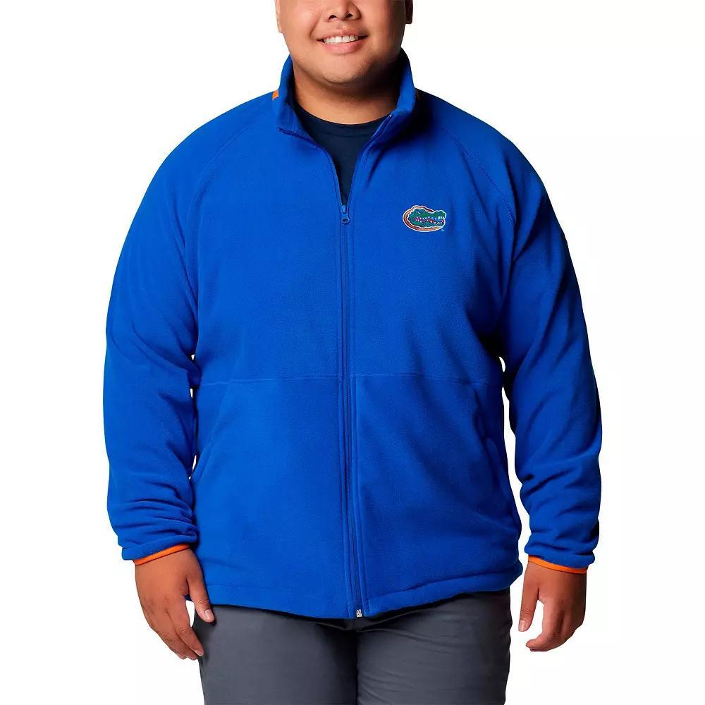 Men's Columbia  Royal Florida Gators Big & Tall Flanker�� IV Fleece Raglan Full-Zip Jacket, Size: 3XB, Blue Product Image