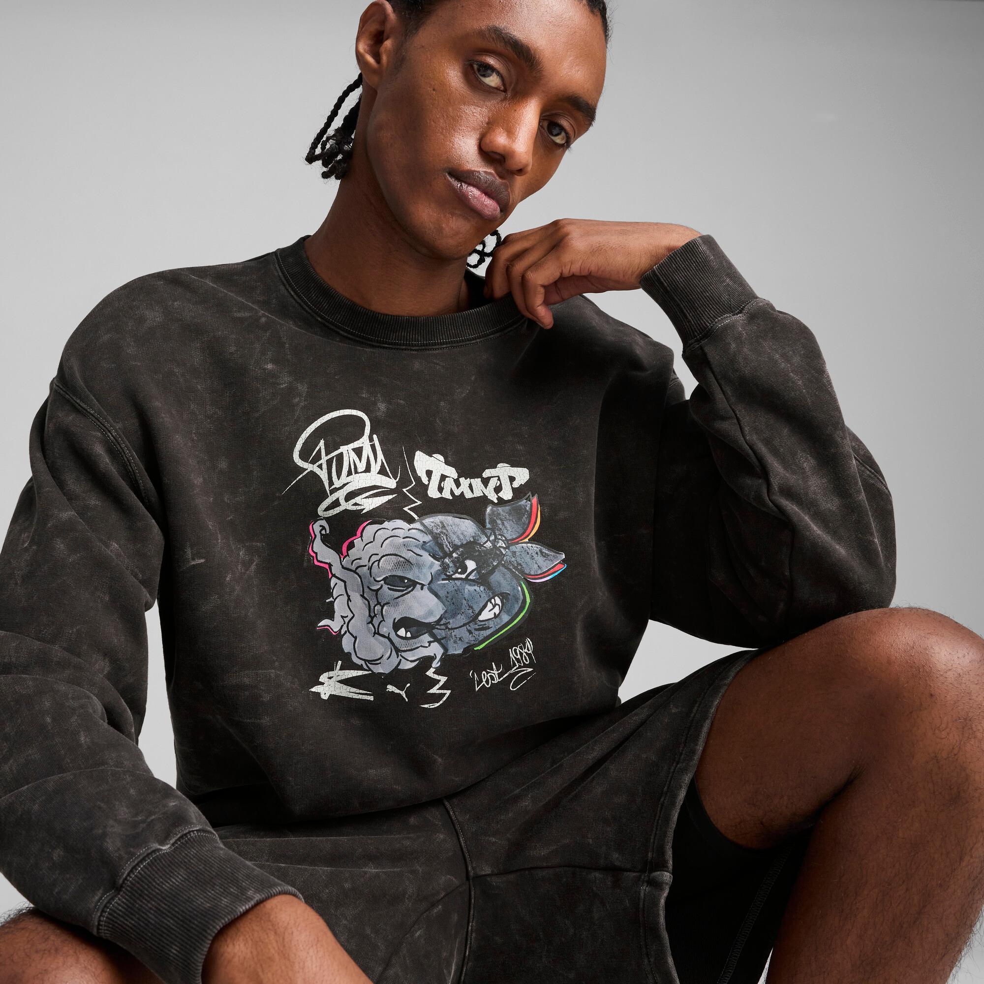 PUMA x TMNT Mens Relaxed Crew Sweatshirt Product Image