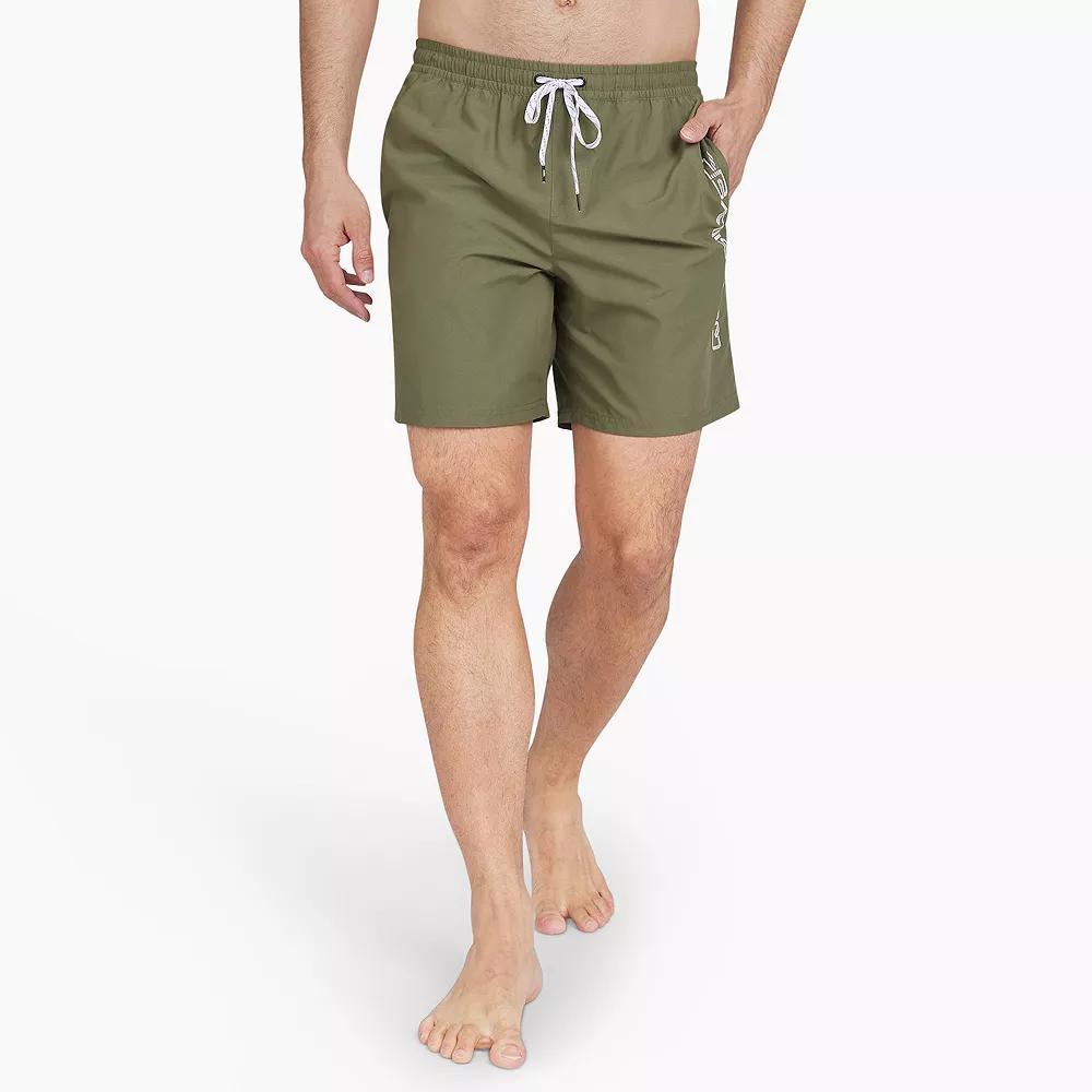 Men's Quiksilver 6.5" Behind the Waves Swim Trunks, Size: Small, Four Leaf Green Product Image