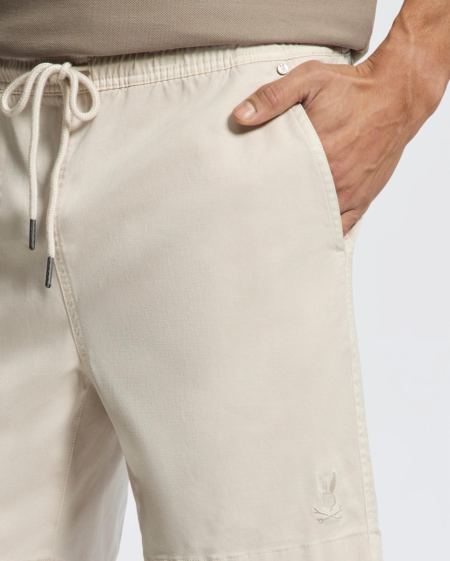 Men's Willis Stretch Tencel Short 104 NATURAL LINEN / M Product Image