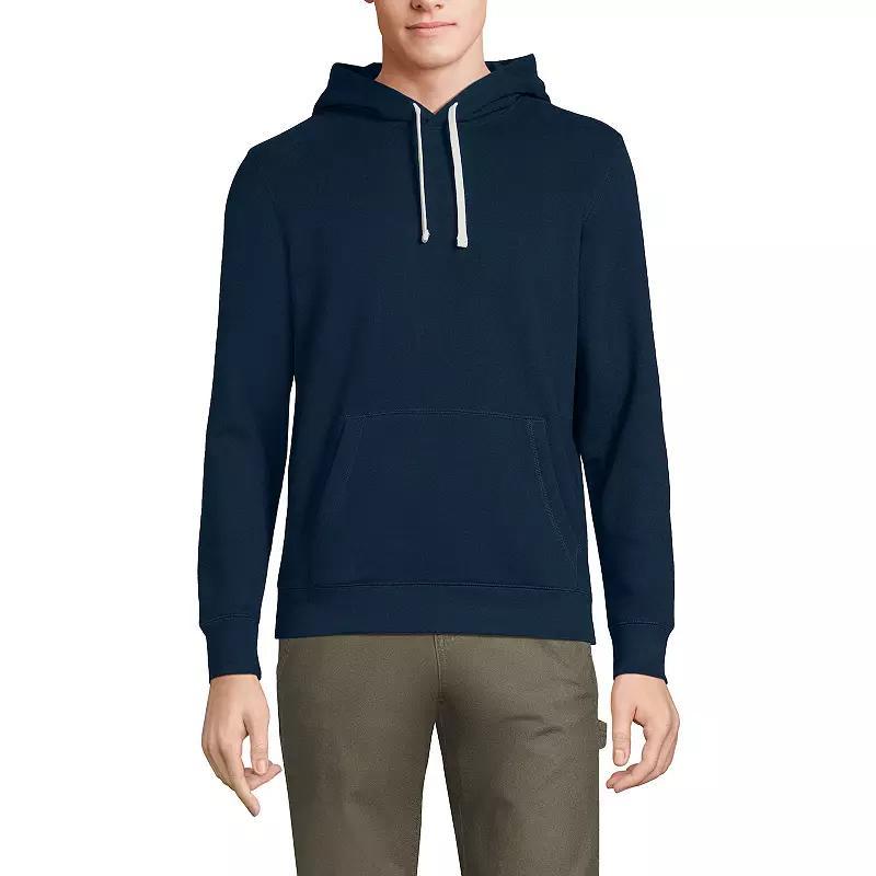 Men's Lands' End Serious Sweaters Pullover Hoodie, Size: XXL, Radiant Blue Product Image