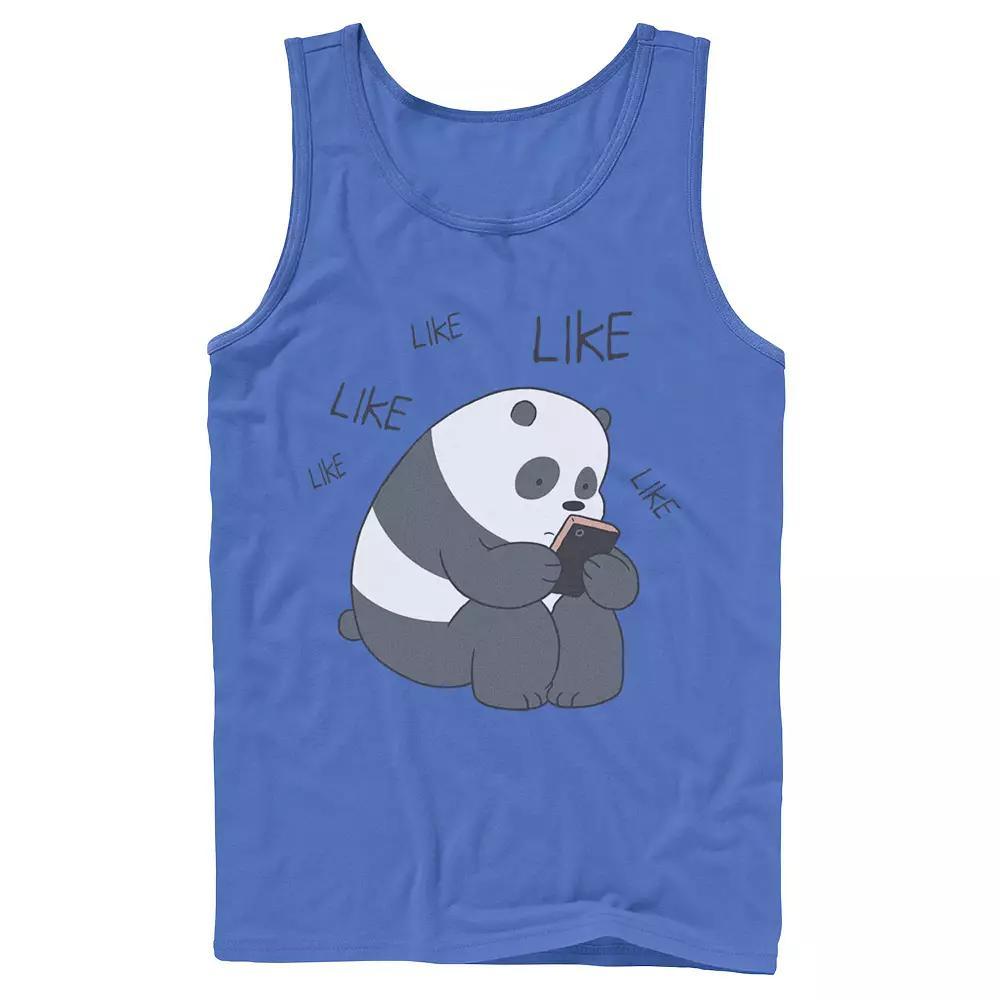 Mens Cartoon Network We Bare Bears Like Texting Tank Top Product Image