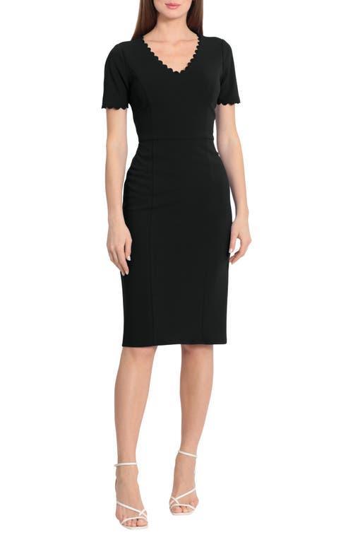 Maggy London Belted Short Sleeve Solid Dress (Katydid) Women's Dress Product Image