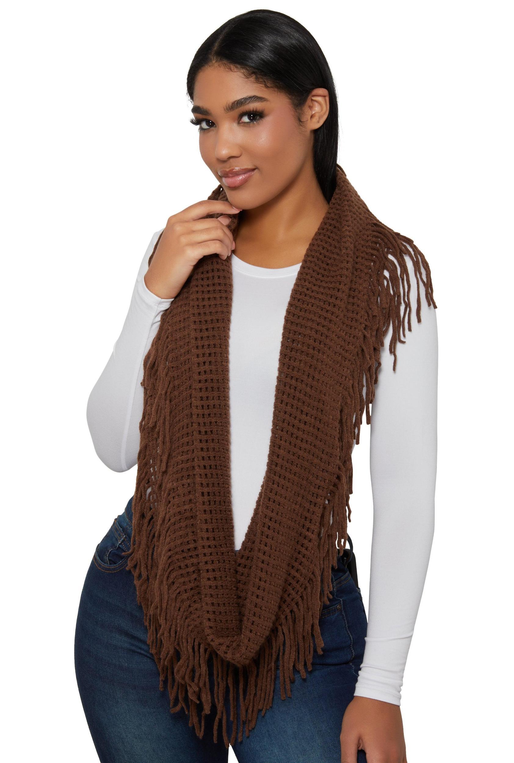 Fringe Infinity Scarf Female Product Image