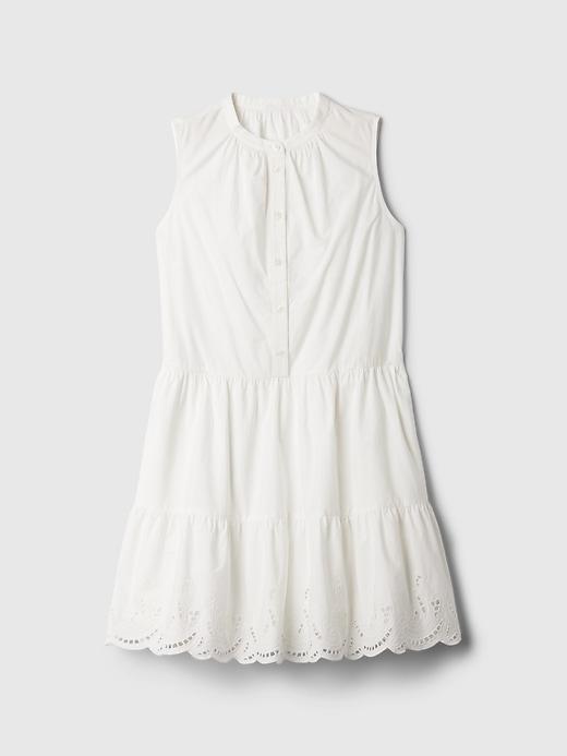 Eyelet Mini Shirtdress Product Image