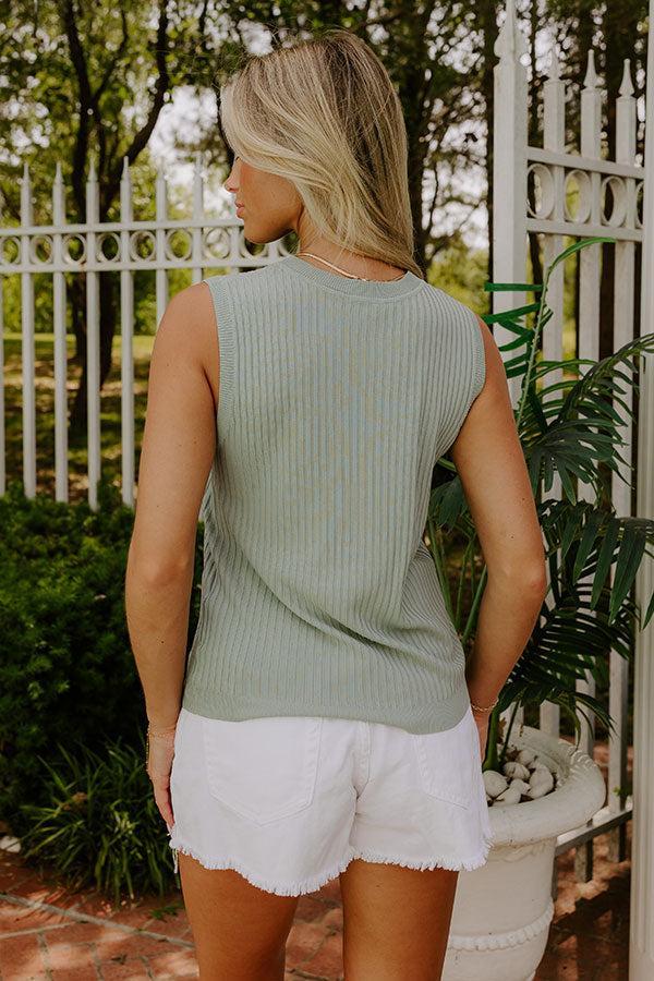 Minimal Muse Knit Top in Pear Product Image