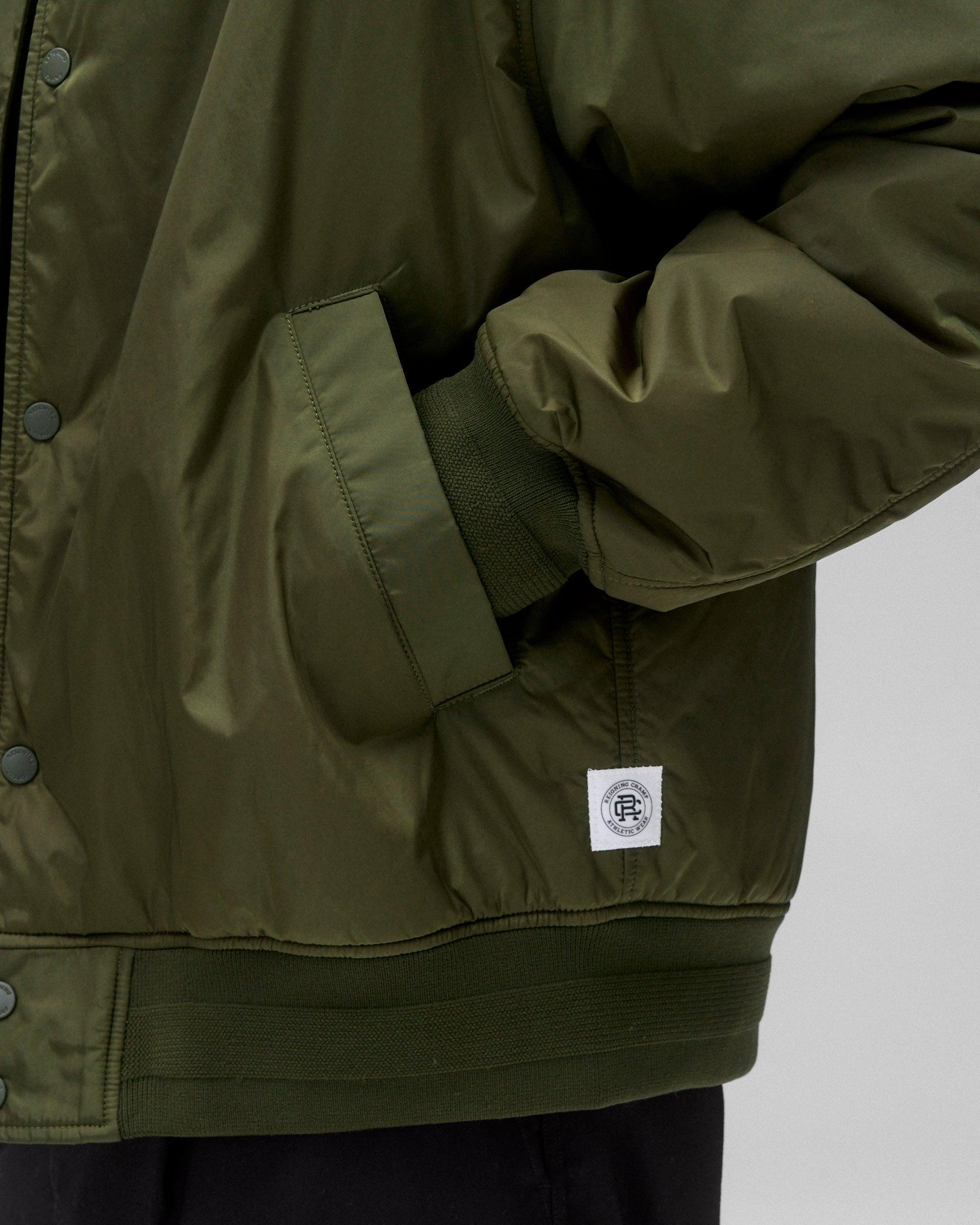 Econyl Satin Nylon Stadium Jacket - Vault Male Product Image