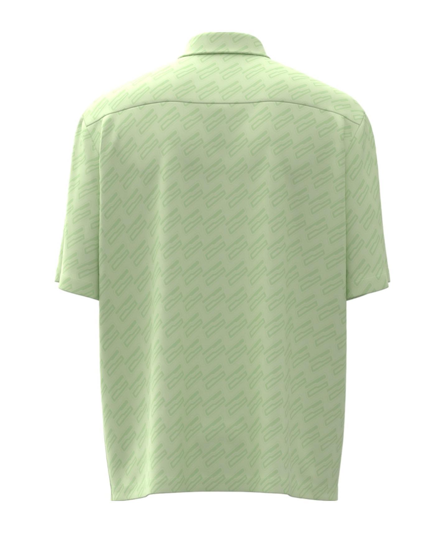 HUGO BOSS A Short Sleeved Shirt In Green Product Image