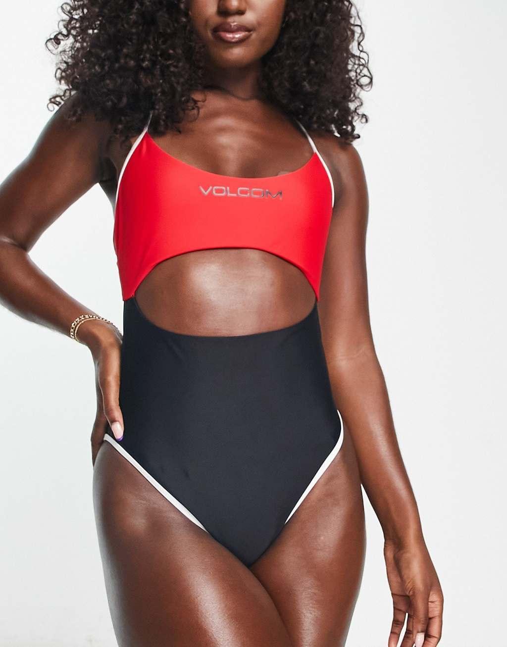 Volcom CoCo Ho cut out swimsuit Product Image