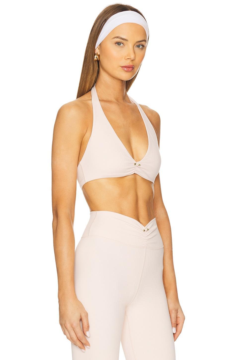 V-neck Halter Bra WeWoreWhat Product Image
