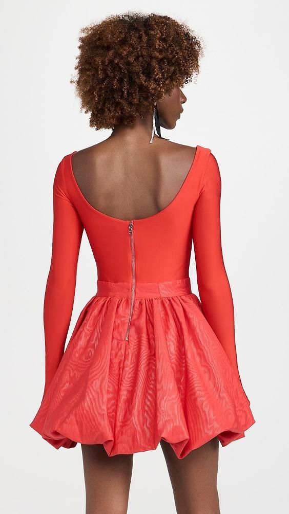 alice + olivia Chara Ballet Bubble Hem Mini Dress | Shopbop Product Image