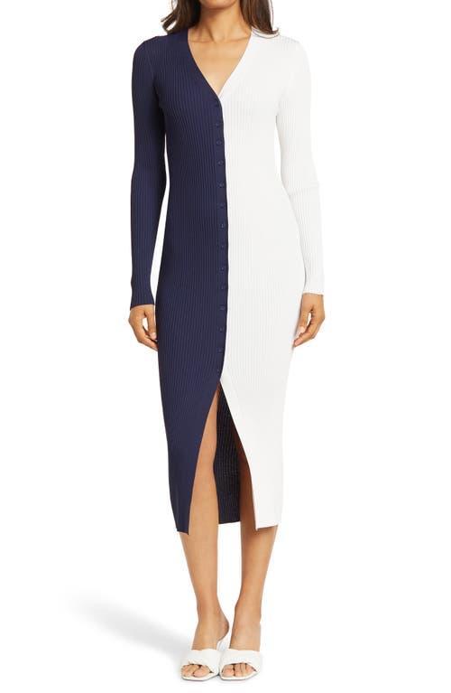 Womens Shoko Colorblocked Midi-Dress Product Image