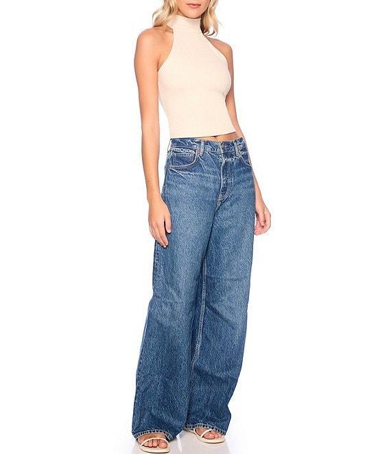 Susana Monaco Mock Neck Sleeveless Top Product Image