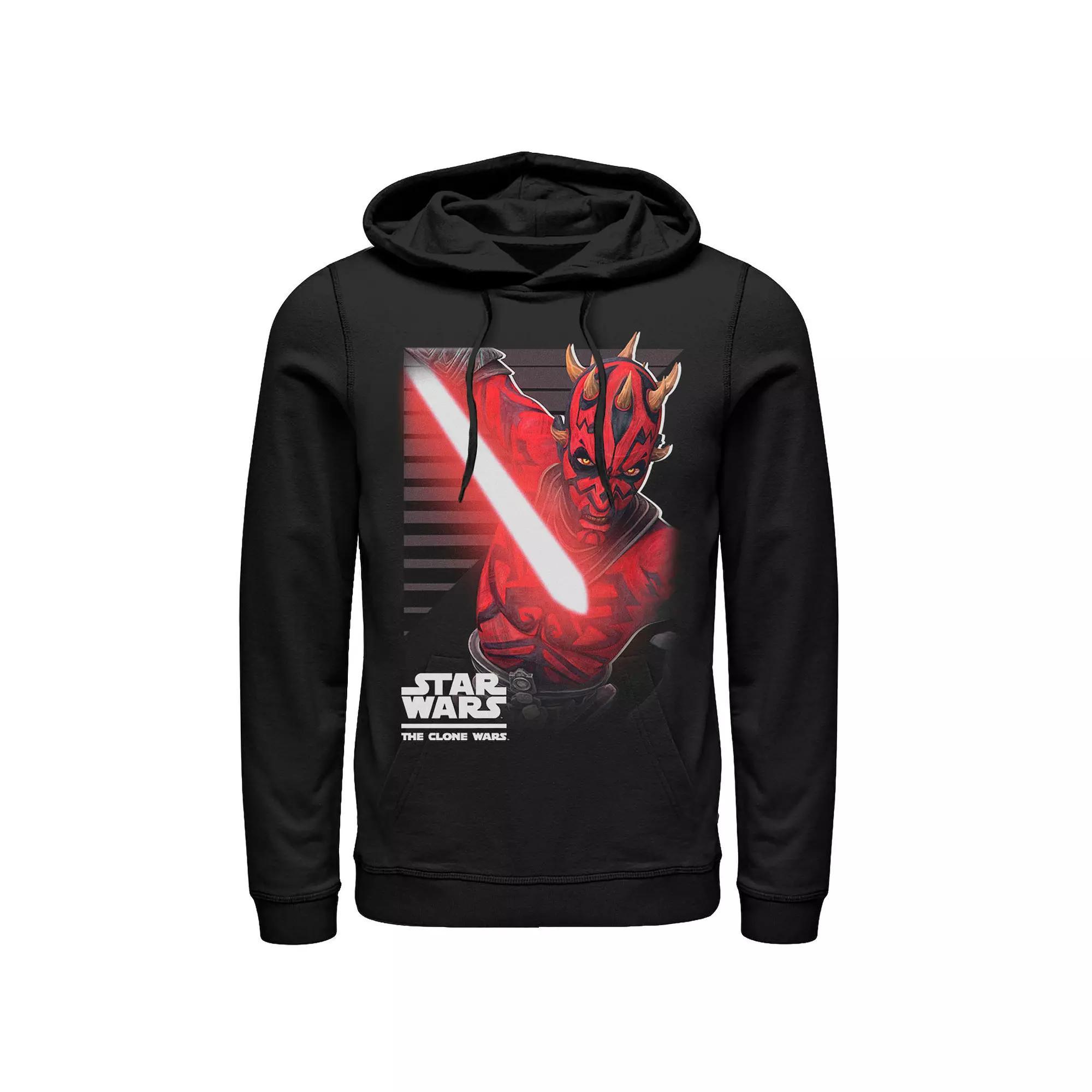 Men's Star Wars Clone Wars Maul Strikes Hoodie, Size: Medium, Black Product Image