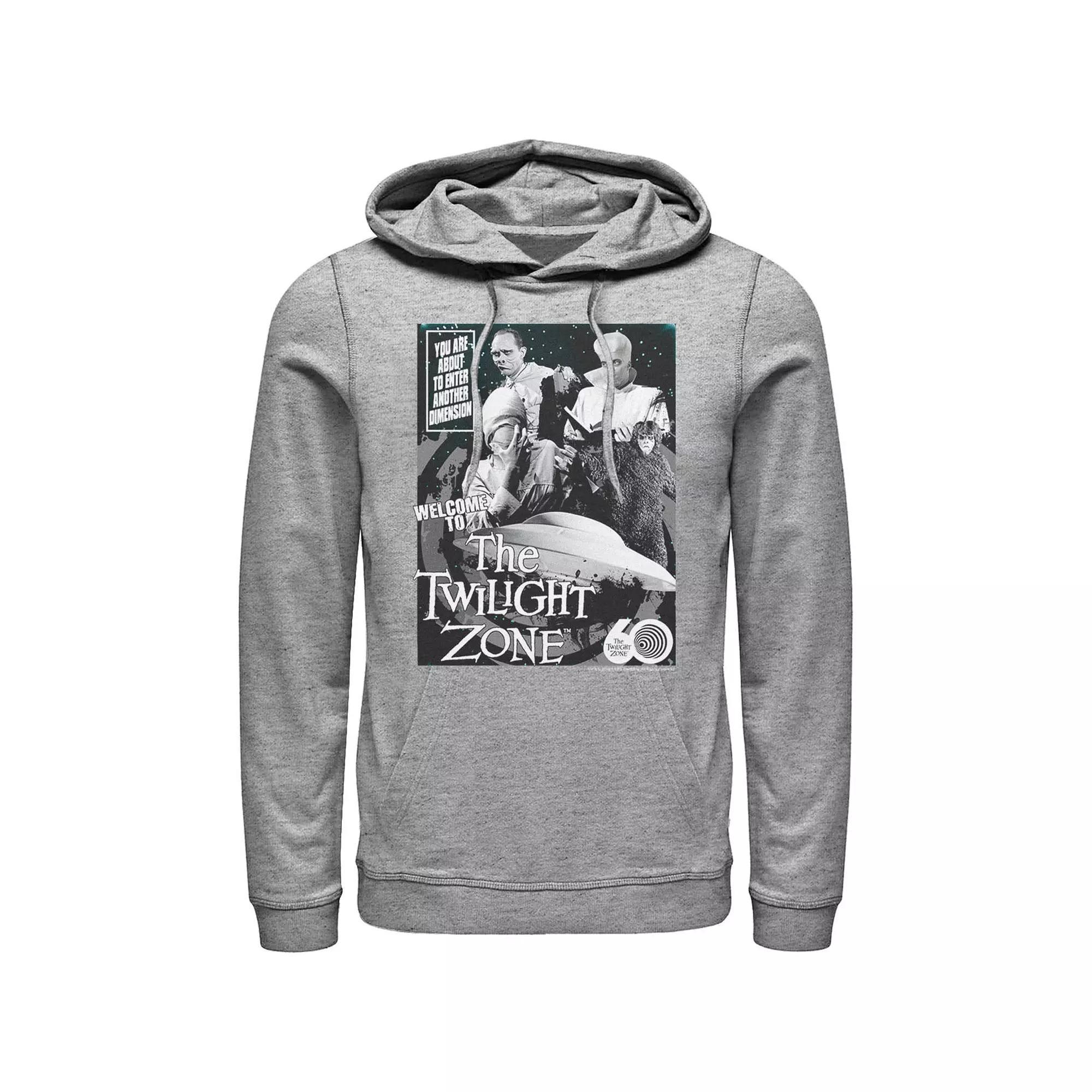 Men's CBS The Twilight Zone Comic 60th Hoodie, Size: Small, White Product Image