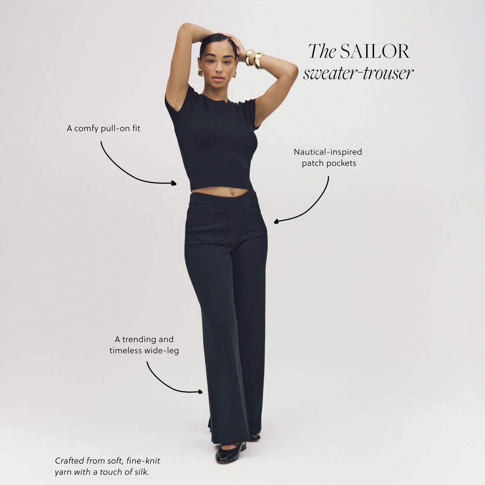 Tall Sailor sweater-trouser in TENCEL™ lyocell blend Product Image