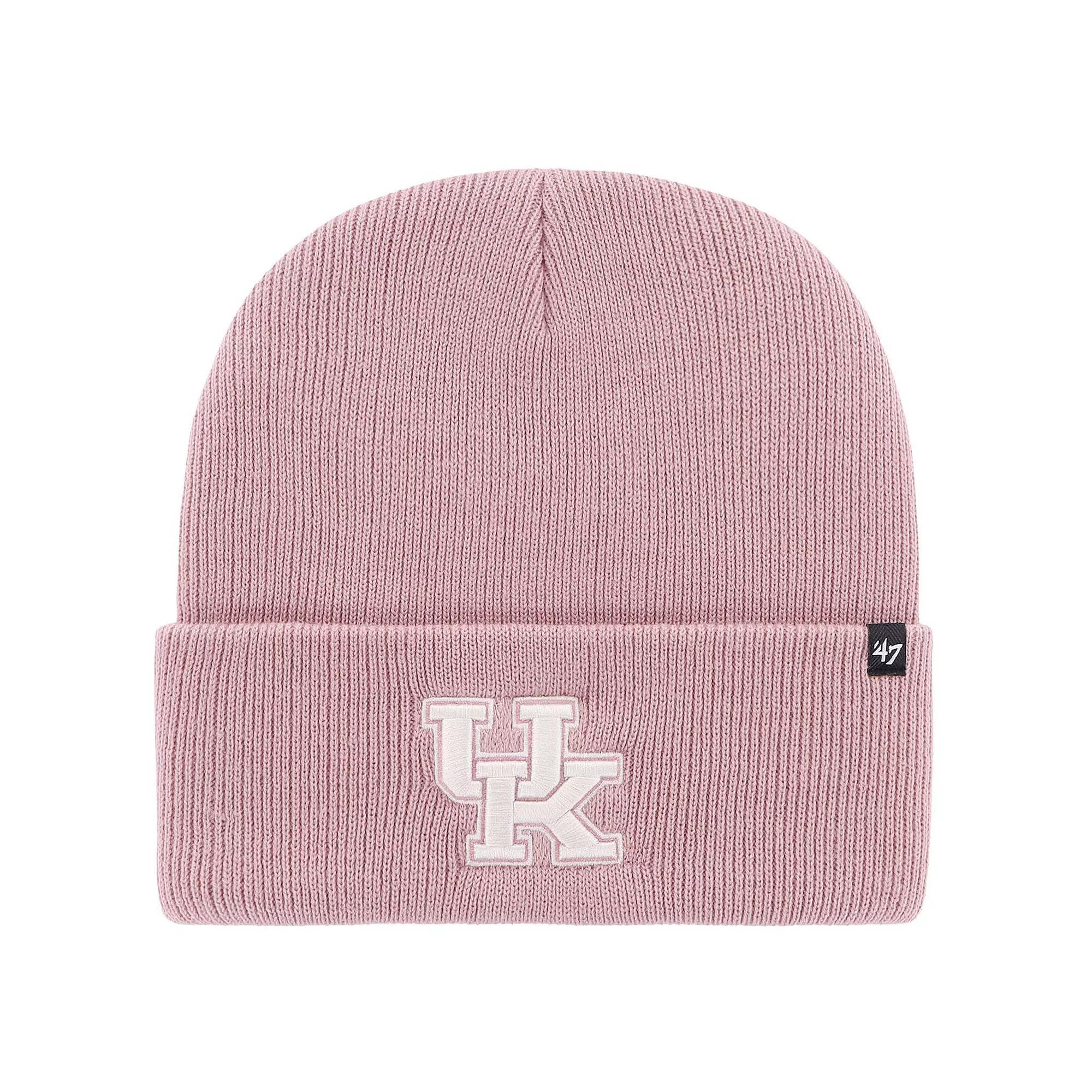 Women's '47 Pink Kentucky Wildcats Haymaker Cuffed Knit Hat Product Image