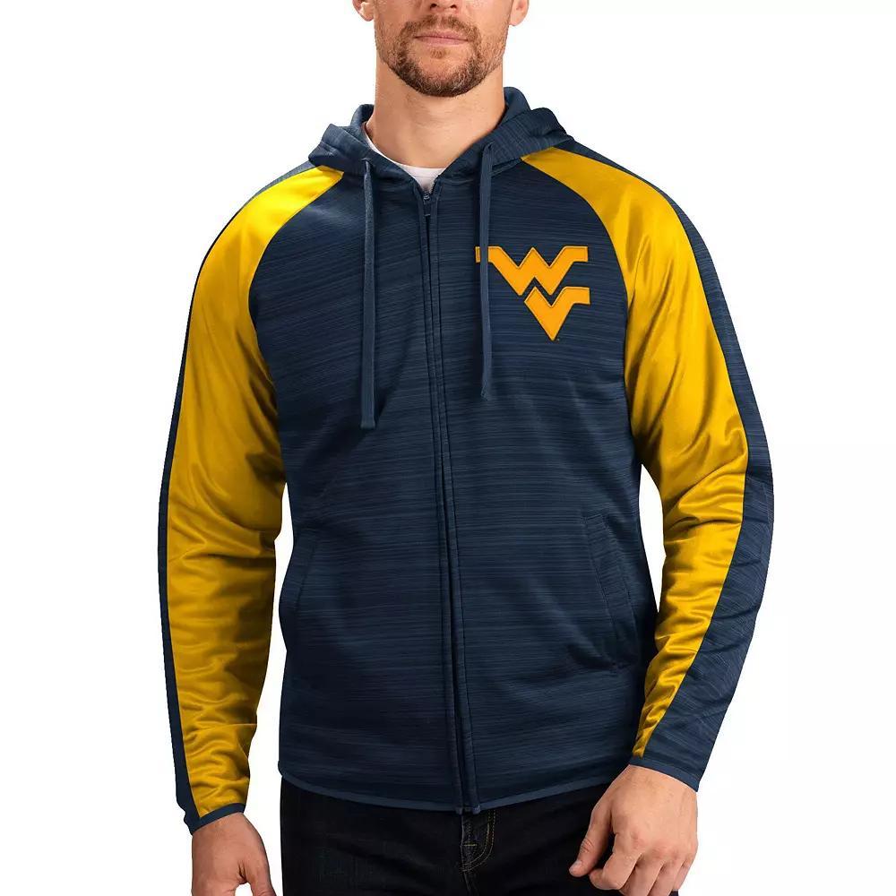 Men's G-III Sports by Carl Banks Black Iowa Hawkeyes Neutral Zone Raglan Full-Zip Track Jacket Hoodie, Size: Medium Product Image