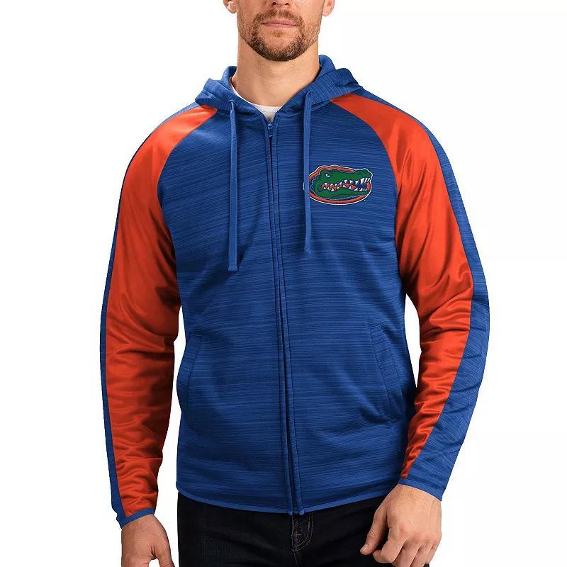 Men's G-III Sports by Carl Banks Black Arkansas Razorbacks Neutral Zone Raglan Full-Zip Track Jacket Hoodie, Size: Small Product Image