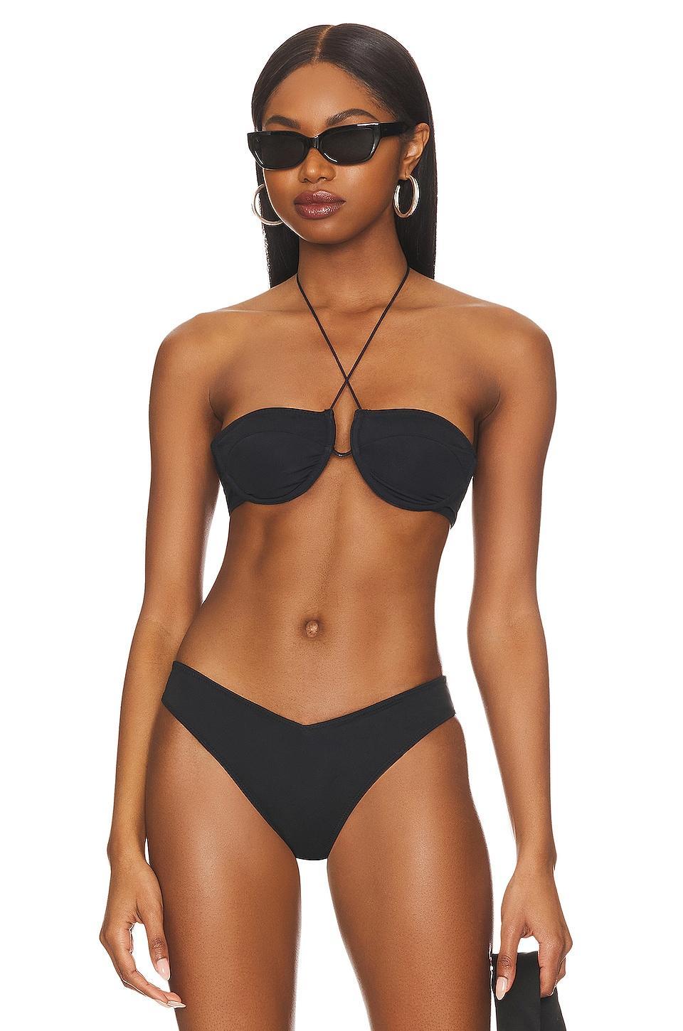 Adriana Bikini Top Solid & Striped Product Image
