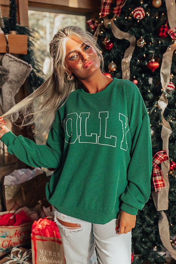 Jolly Graphic Tee In Green Product Image