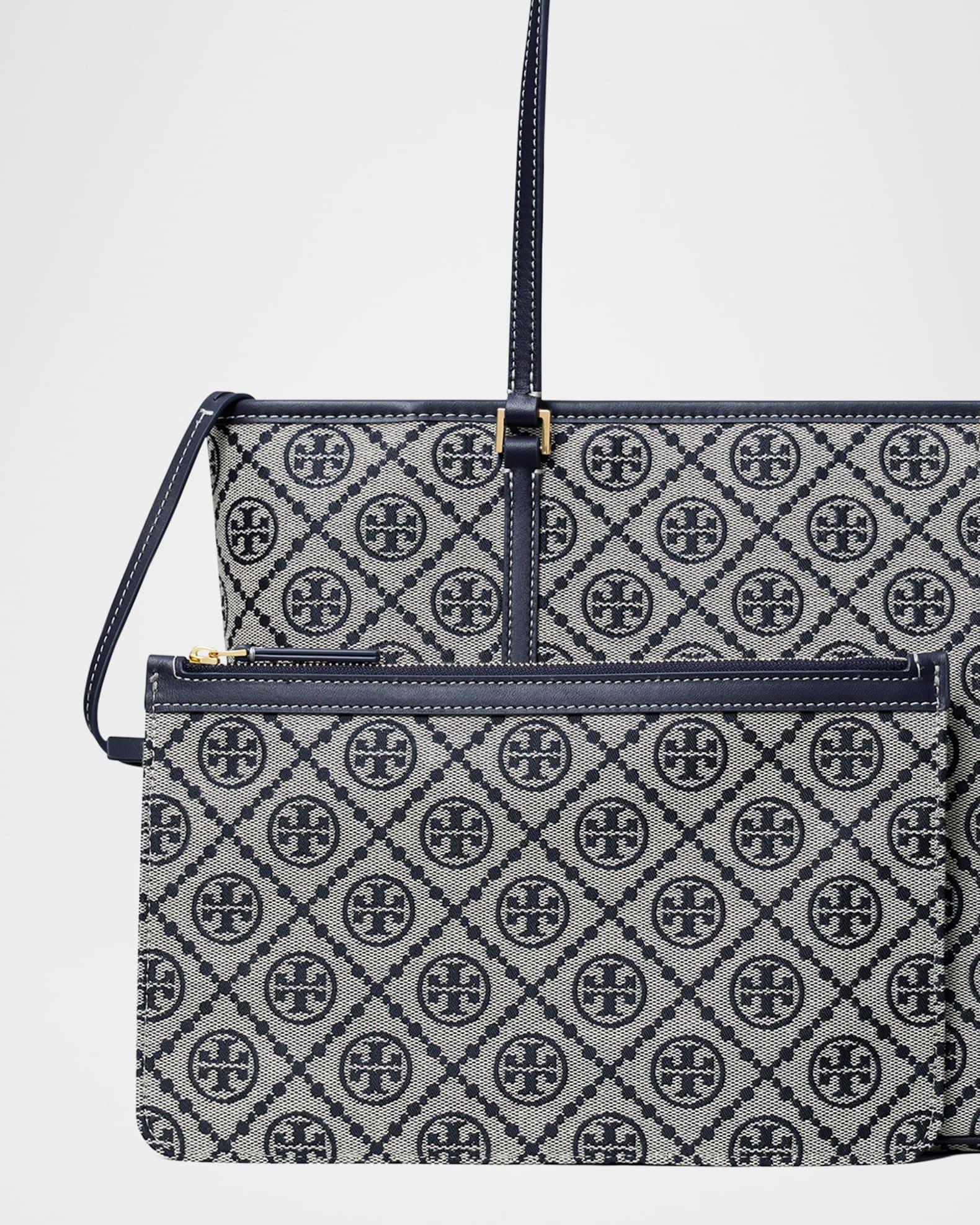 T Monogram Small Zip-Top Tote Bag Product Image