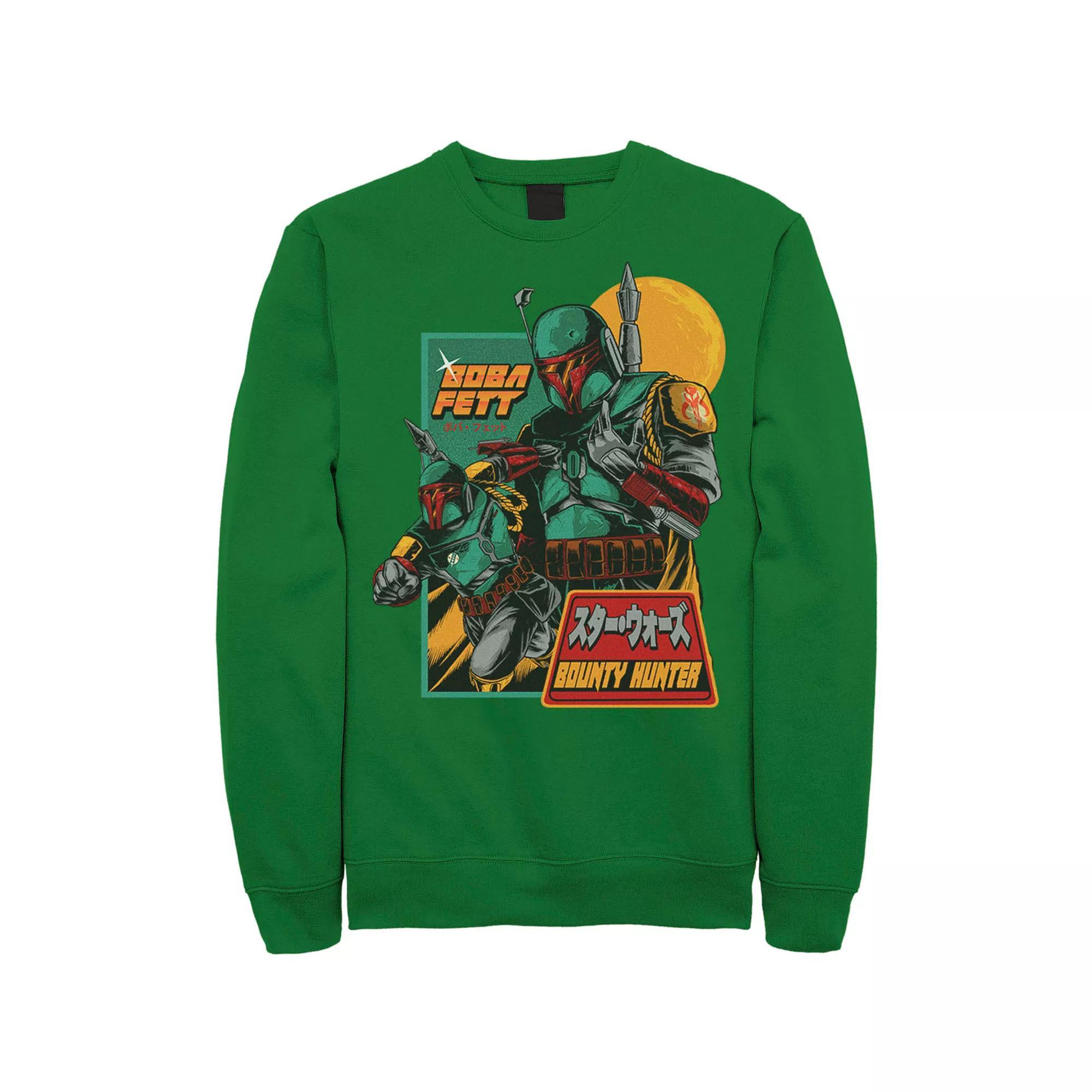 Men's Star Wars Mandalorian Soldier Kanji Sweatshirt, Size: Large, Black Product Image